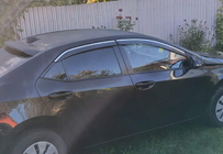 Toyota Corolla 2013-2019 Windabweiser mit Chromleiste Niken Luxury (4 Stk) Foto 1