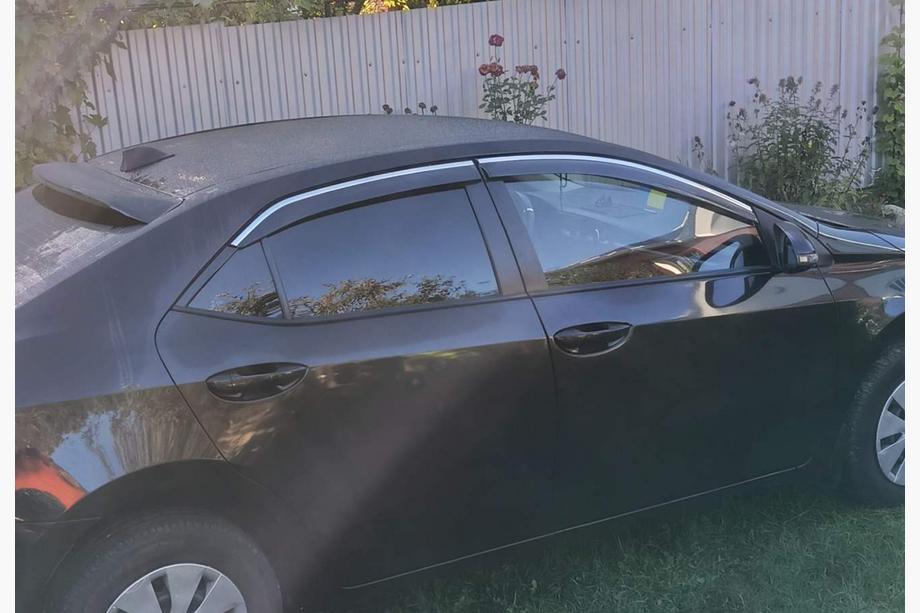 Toyota Corolla 2013-2019 Windabweiser mit Chromleiste Niken Luxury (4 Stk) Image