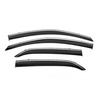 Windabweiser mit Chromleiste Niken Luxury (4 Stk) Toyota Corolla 2007-2013 Foto 1