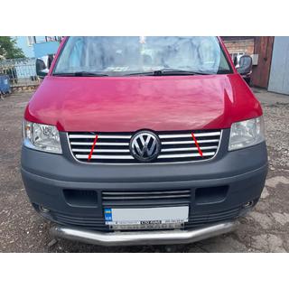 Kühlergrill Umrandung (Edelstahl) Volkswagen T5 Transporter 2003-2010 Foto 3