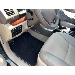 Textil Fußmatten Deluxe (3 Reihen, Schwarz) Toyota Land Cruiser Prado 120 2002-2009 Foto 1