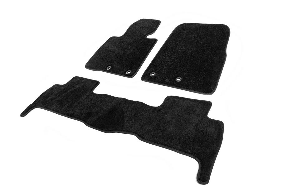 Toyota Land Cruiser 200 2007-2021 Textil Fußmatten Deluxe V-2 (2012-2021, Schwarz) Image