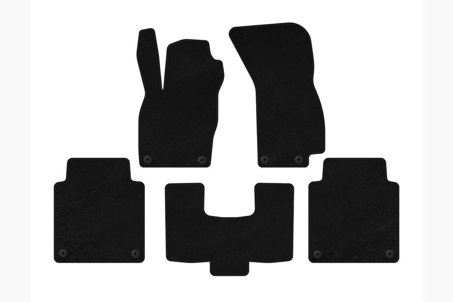 Audi A8 2018- Textil Fußmatten Deluxe (Long, Schwarz) Image