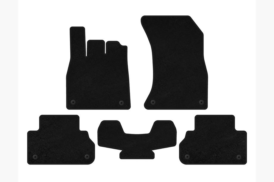 Audi Q5 2017-2025 Textil Fußmatten Deluxe (Schwarz) Image