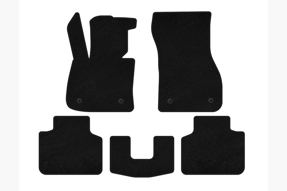 BMW 2 Series Active Tourer F45/F46 2014-2021 Textil Fußmatten Deluxe (für F45, schwarz) Image