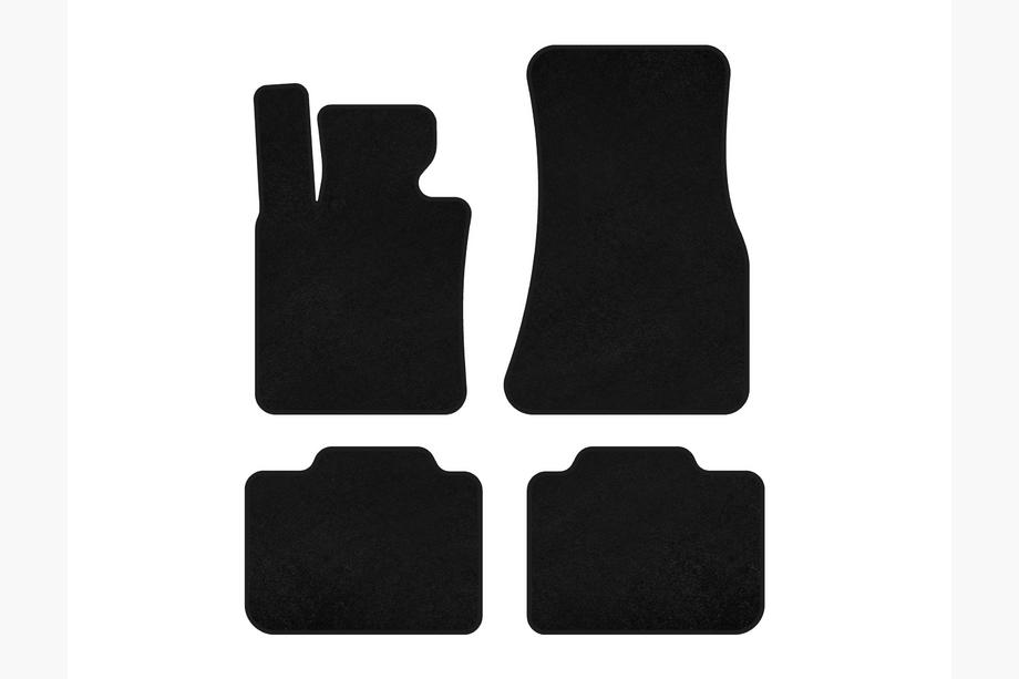 BMW 6 Series G32 2017- Textil Fußmatten Deluxe (Schwarz) Image