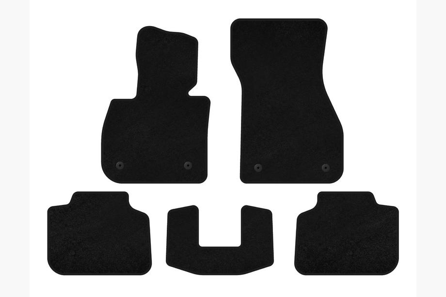 BMW X1 F48 2015-2022 Textil Fußmatten Deluxe (Schwarz) Image