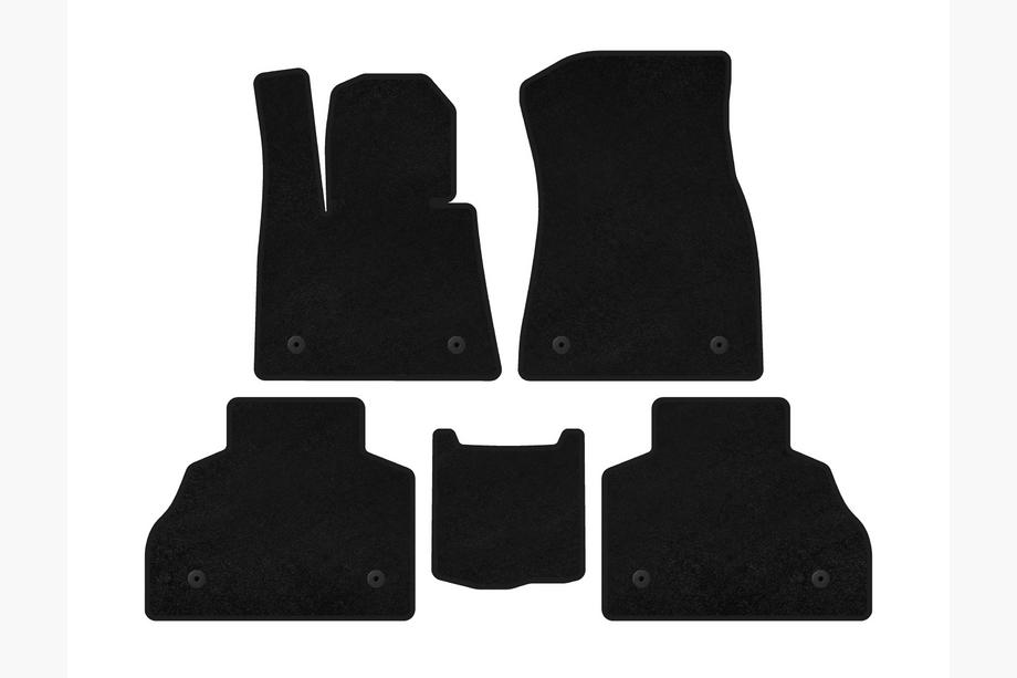 BMW X7 G07 2019- Textil Fußmatten Deluxe (2 Reihen, Schwarz) Image