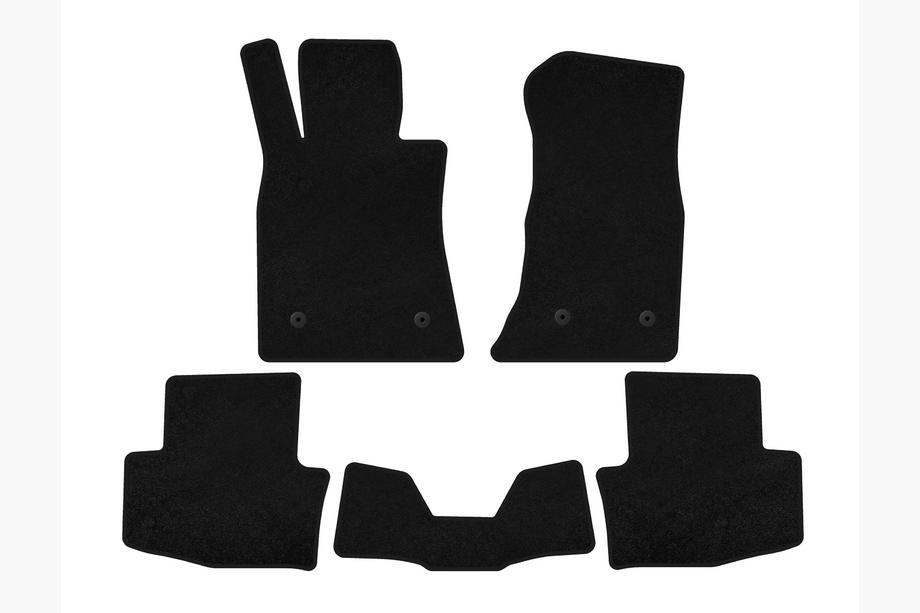 Cadillac ATS 2012-2019 Textil Fußmatten Deluxe (SD, Schwarz) Image