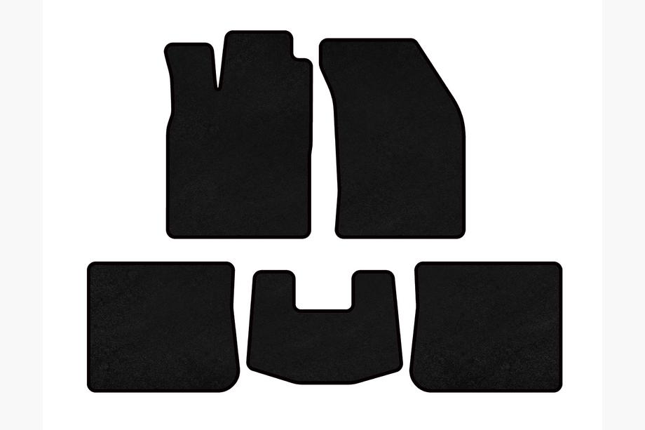 Chery Elara/Alia/Fora/A5 2006- Textil Fußmatten Deluxe (SD, Schwarz) Image