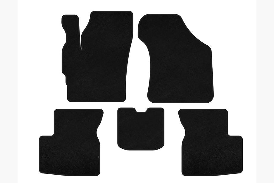 Chery QQ 2003-2022 Textil Fußmatten Deluxe (Schwarz) Image