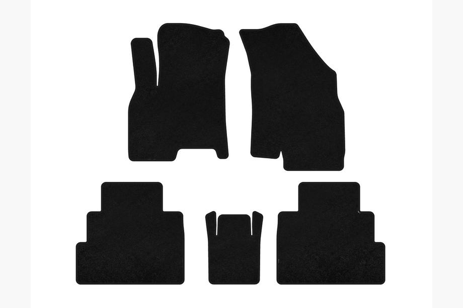 Chery Tiggo 7 2020- Textil Fußmatten Deluxe (Schwarz) Image