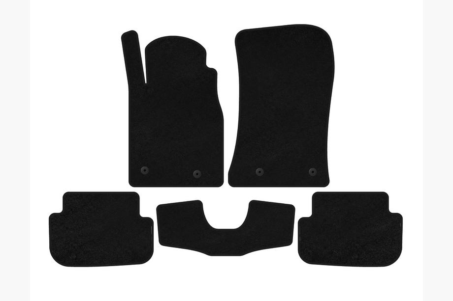 Chevrolet Camaro 2009-2015 Textil Fußmatten Deluxe (Schwarz) Image
