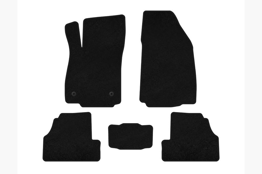 Chevrolet Trax 2012-2023 Textil Fußmatten Deluxe (2012-2019, Schwarz) Image