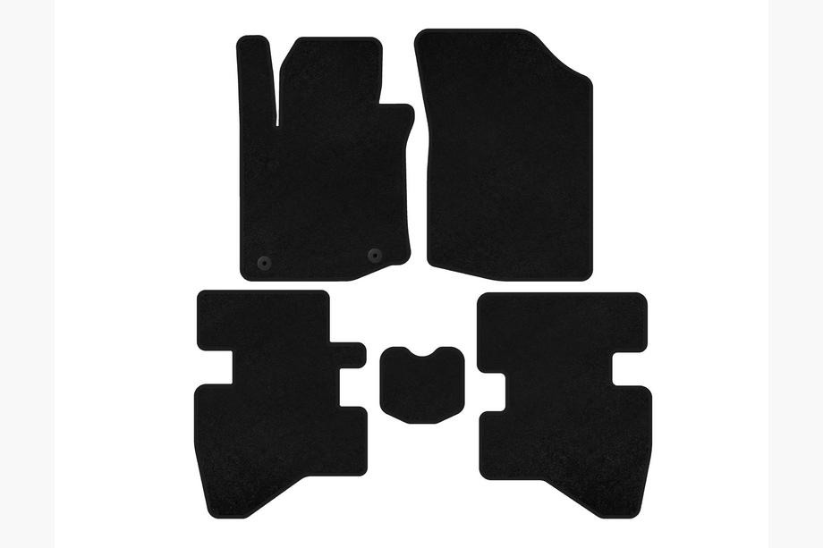 Citroen C-1 2014-2021 Textil Fußmatten Deluxe (HB, Schwarz) Image
