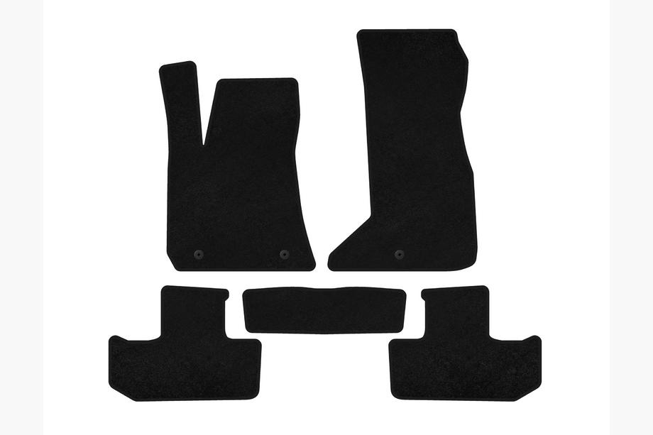 Dodge Challenger 2008-2023 Textil Fußmatten Deluxe (Coupé, Schwarz) Image