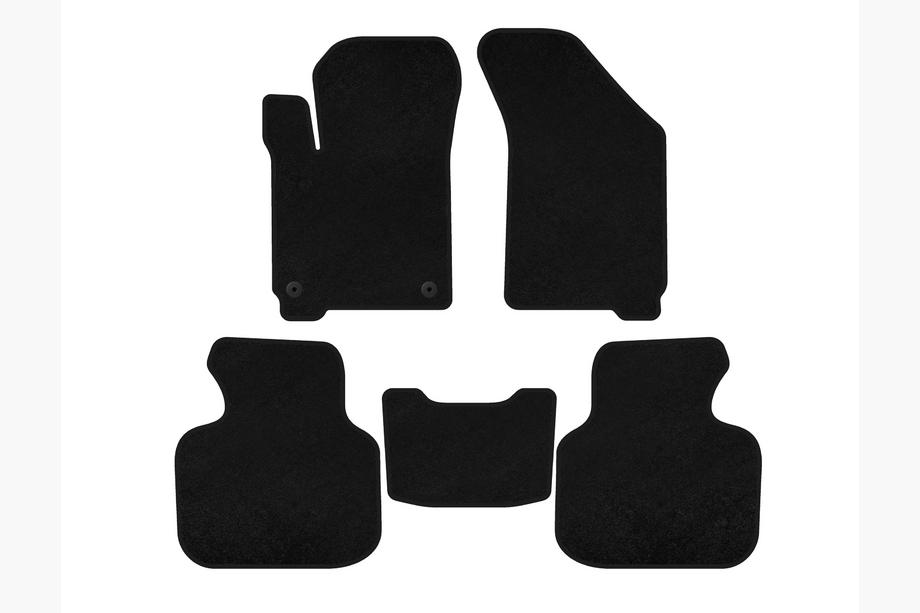 Dodge Journey 2008-2020 Textil Fußmatten Deluxe (2011-2020, 7-Sitzer, schwarz) Image