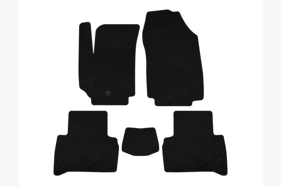 Fiat Croma 2005-2010 Textil Fußmatten Deluxe (2007-2010, SW, Schwarz) Image