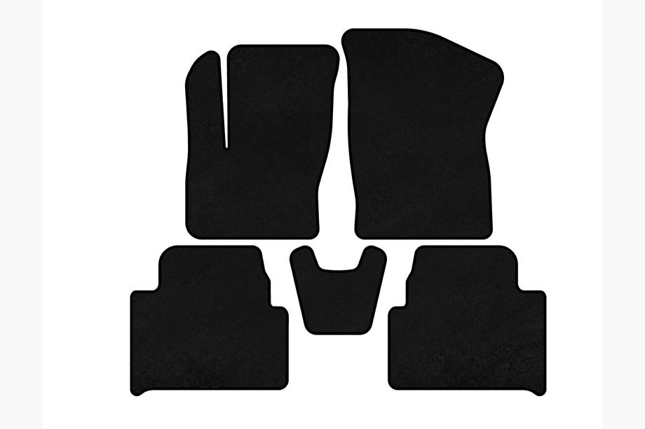 Ford C-Max 2004-2010 Textil Fußmatten Deluxe (Schwarz) Image