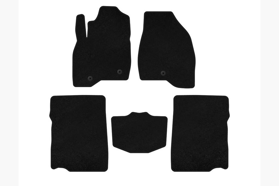 Ford Explorer 2011-2019 Textil Fußmatten Deluxe (2017-2019, 2. Reihe, 7-Sitzer, schwarz) Image