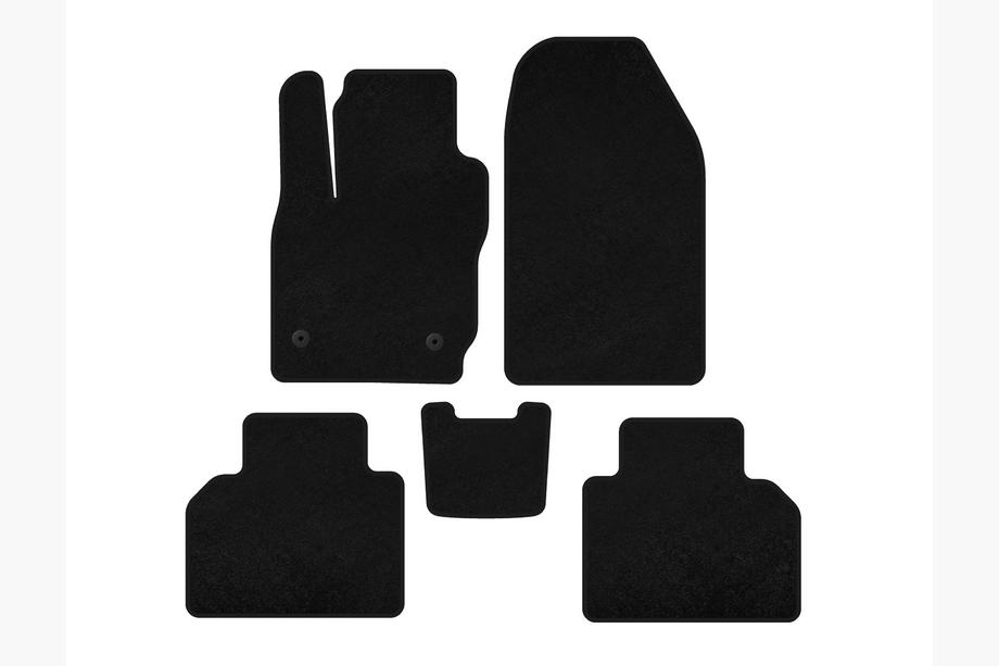 Ford Courier 2014-2023 Textil Fußmatten Deluxe (Schwarz) Image