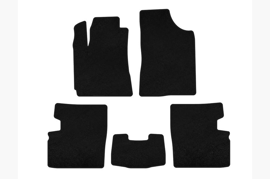 Geely Emgrand EC7 2009- Textil Fußmatten Deluxe (2009-2014, HB, 5-türig, schwarz) Image