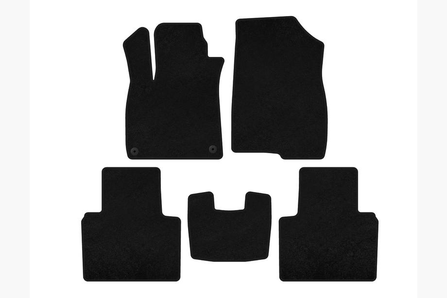 Honda Accord X 2017-2022 Textil Fußmatten Deluxe (SD, Schwarz) Image