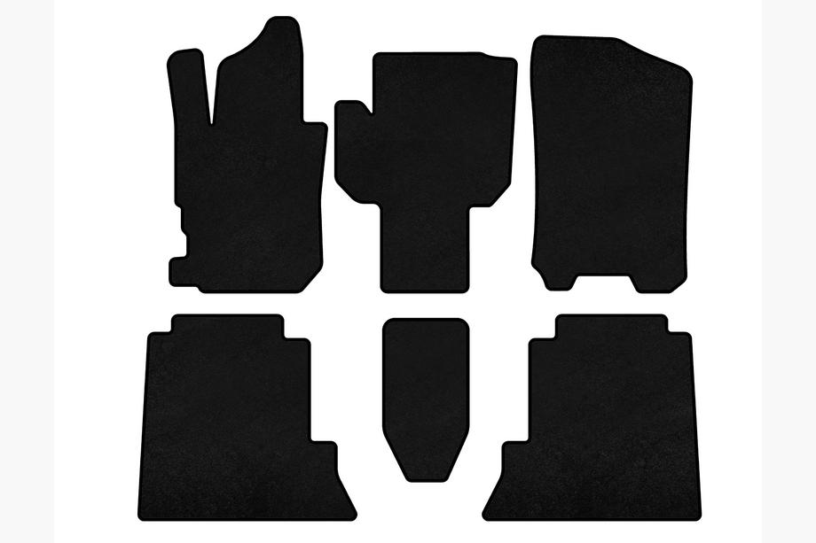 Honda FR-V 2004-2009 Textil Fußmatten Deluxe (Schwarz) Image