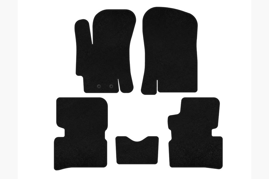 Hyundai Accent 2006-2010 Textil Fußmatten Deluxe (SD, Schwarz) Image