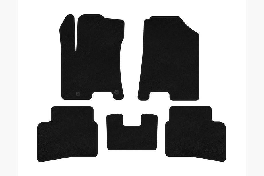 Hyundai Venue 2019- Textil Fußmatten Deluxe (Schwarz) Image