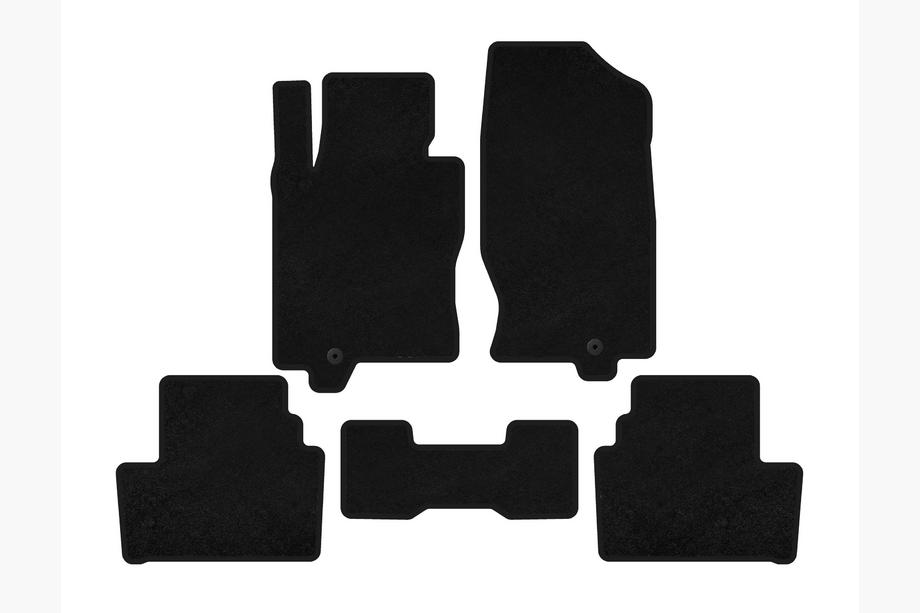 Infiniti G25/G35/37 (V36/CV36) 2006-2015 Textil Fußmatten Deluxe (G35 S, Coupe, Schwarz) Image