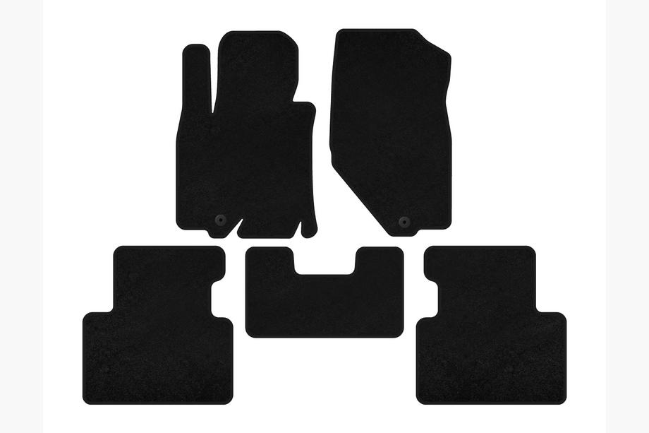 Infiniti QX50 2013-2017 Textil Fußmatten Deluxe (Schwarz) Image