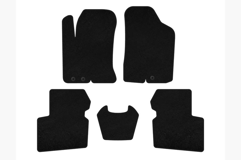 Kia Cerato 2 2010-2013 Textil Fußmatten Deluxe (SD, Schwarz) Image