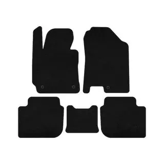 Textil Fußmatten Deluxe (SD, Schwarz)