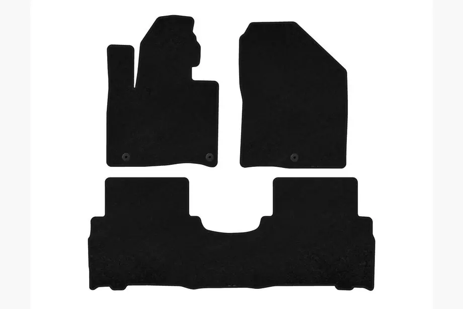 Kia Sorento III UM 2014-2020 Textil-Fußmatten Deluxe (2014-2018, 5-Sitzer, schwarz) Image
