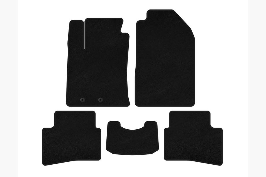 Kia Stonic 2017- Textil Fußmatten Deluxe (2017-2019, schwarz) Image