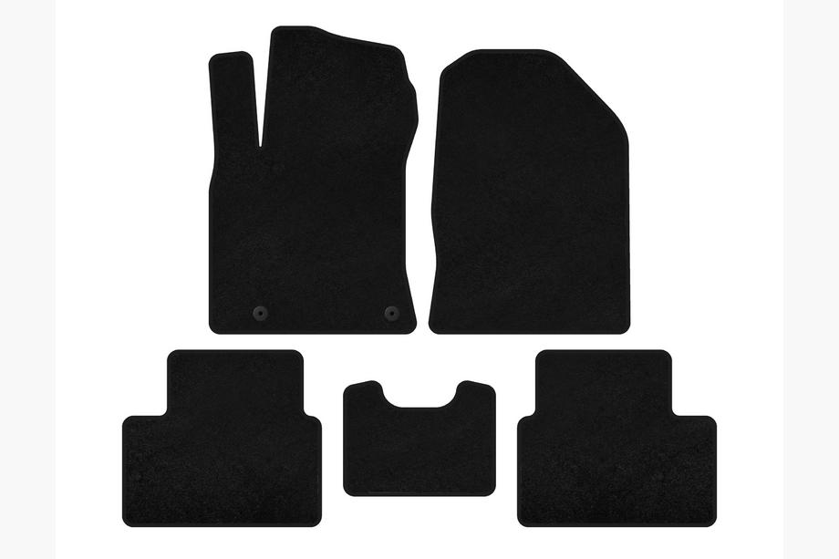 Kia Cerato 4 2019- Textil Fußmatten Deluxe (Schwarz) Image