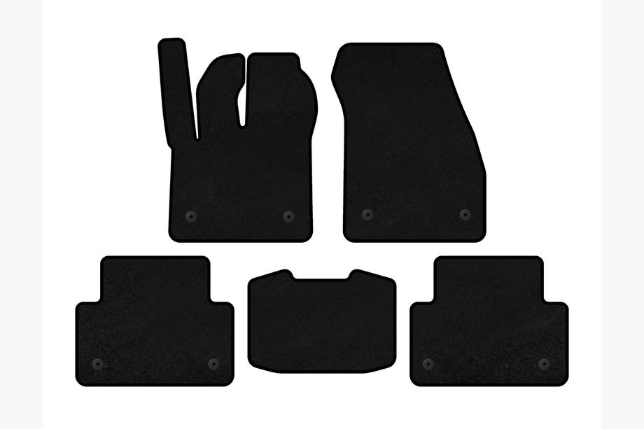 Range Rover Evoque 2018- Textil Fußmatten Deluxe (Schwarz) Image