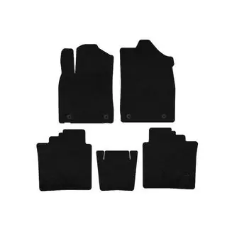 Textil Fußmatten Deluxe (Schwarz) Foto 1