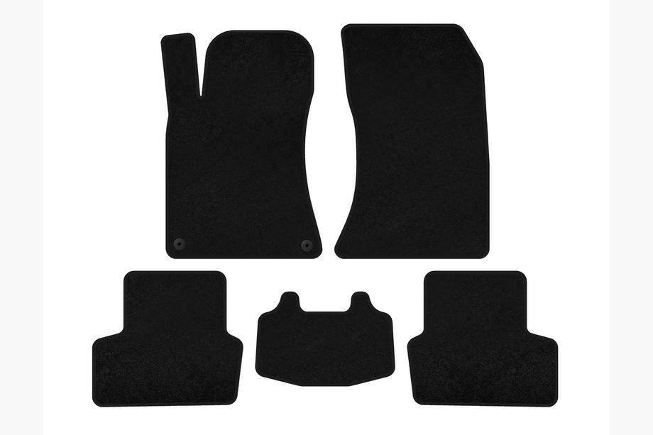Mercedes CLA C117 2013-2019 Textil Fußmatten Deluxe (SD, Schwarz) Image