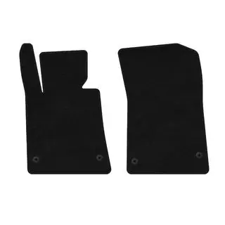 Textil-Fußmatten Deluxe (Roadster, Schwarz)