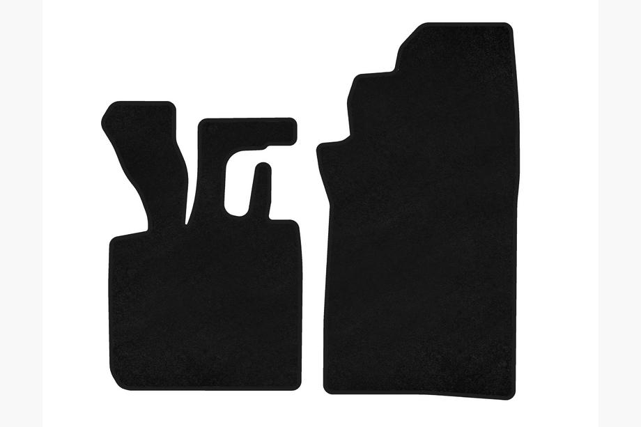 Smart 1998-2007 Textil Fußmatten Deluxe (1998-2003 Cabriolet, Schwarz) Image