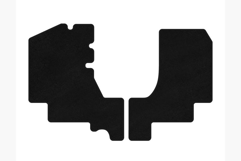Mercedes T1 (207-410) 1977-1995 Textil Fußmatten Deluxe (Schwarz) Image