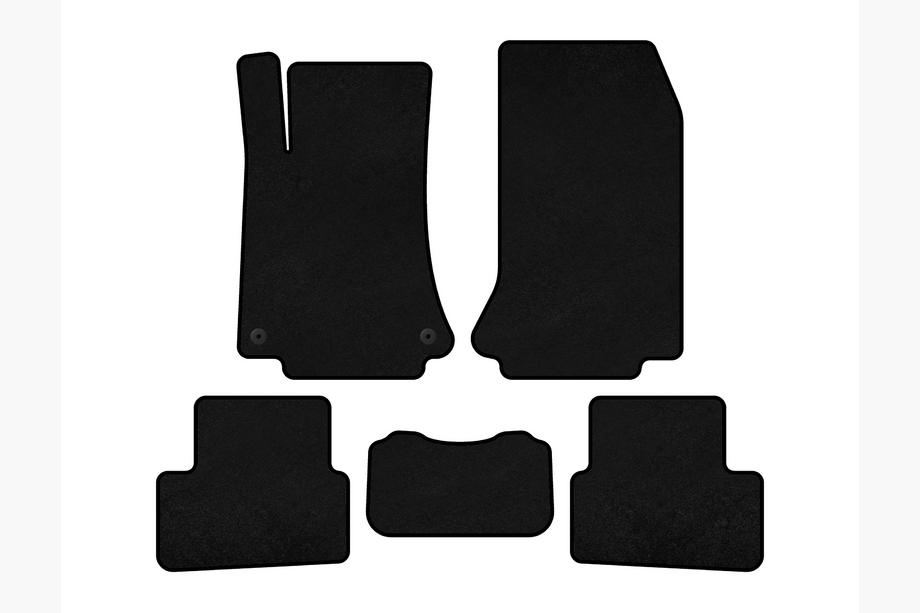 Mercedes A-class W176 2012-2018 Textil Fußmatten Deluxe (Schwarz) Image