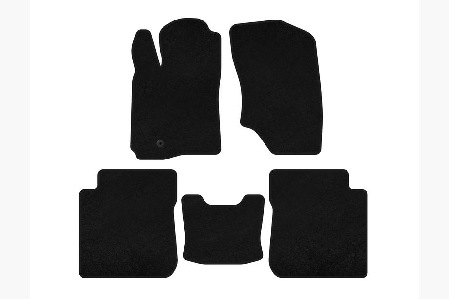 Mitsubishi Outlander 2001-2006 Textil Fußmatten Deluxe (Schwarz) Image