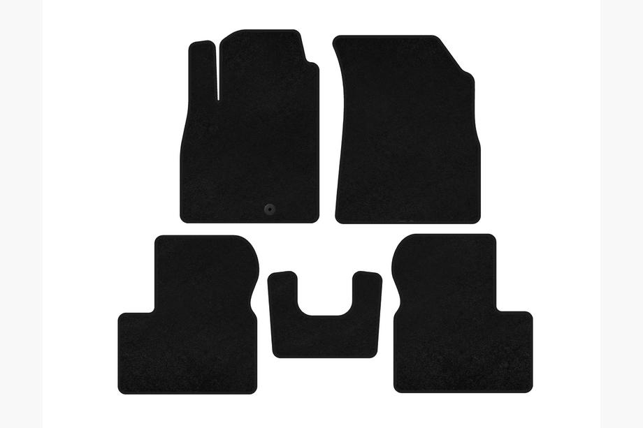 Nissan Micra K13 2011-2016 Textil Fußmatten Deluxe (Schwarz) Image