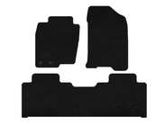 Nissan Navara/NP300 2016- Textil Fußmatten Deluxe V1 (Schwarz) Foto 1
