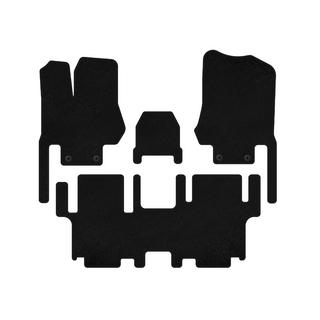 Textil-Fußmatten Deluxe (7-Sitzer, 2 Reihen, schwarz) Foto 1