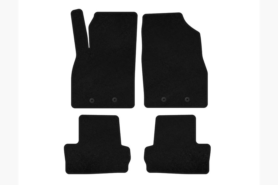 Opel Antara 2006-2017 Textil-Fußmatten Deluxe (LB, Hybrid, Schwarz) Image