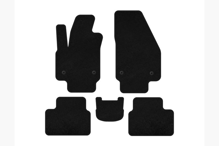 Opel Meriva 2010-2017 Textil Fußmatten Deluxe (Schwarz) Image